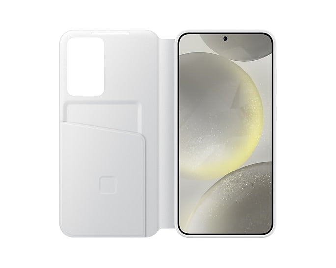 Samsung Galaxy S24 Plus Smart View Wallet Case | White Samsung Galaxy S24 Plus Smart View Wallet Case | White